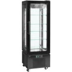 Koelvitrine | UPD | 364L | Zwart | +2°C/+12°C | Geforceerd, Verzenden, Nieuw in verpakking