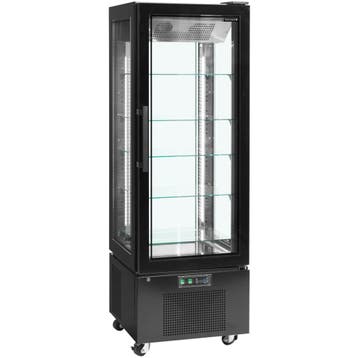 Koelvitrine | UPD | 364L | Zwart | +2°C/+12°C | Geforceerd, Verzenden, Nieuw in verpakking