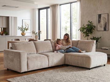 Zetel vanaf €743.-  | Beige Hoeksalon, Nieuw