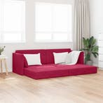 vidaXL Vloerslaapbank / zetel 200cm Wijnrood Fluweel, Verzenden, Nieuw