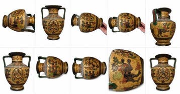 Vaas - Majolica - 1930 / 33 cm vaas