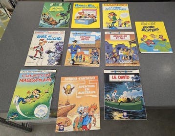 Albums publicitaires - Boule et Bill / Gaston / Spirou / Les