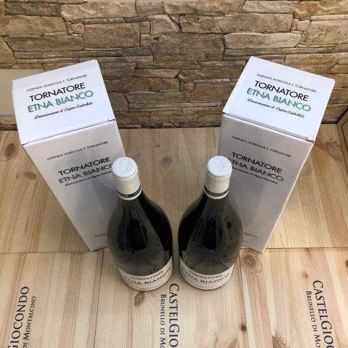 2025 Tornatore, Etna Bianco - Sicilië DOC - 2 Magnums (1.5L), Verzamelen, Wijnen