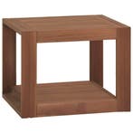 vidaXL Badkamerwandkast 45x45x35 cm massief teakhout, Verzenden, Nieuw