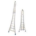 Solide 2-delige ruitenwasserladder 2×12 sporten, Nieuw, Ophalen of Verzenden, Ladder, Opvouwbaar of Inschuifbaar