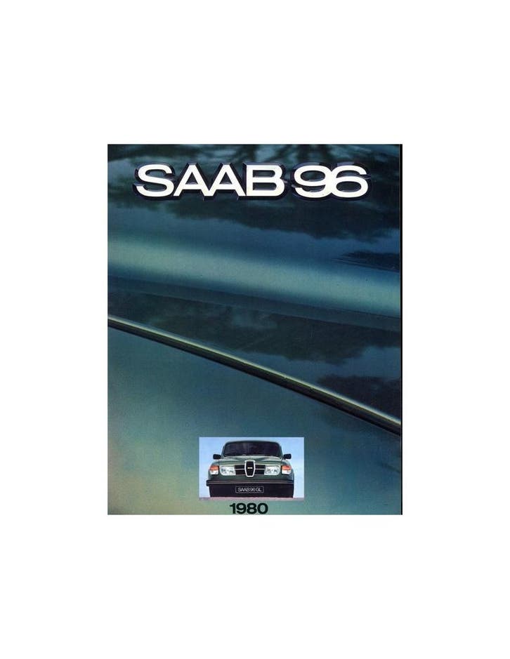 1980 SAAB 96 BROCHURE NEDERLANDS, Livres, Autos | Brochures & Magazines, Enlèvement ou Envoi