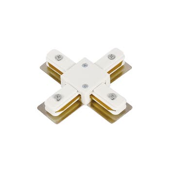 1-Fase Rails - X-vorm Connector - Wit, Verzenden, Nieuw
