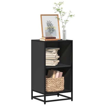 vidaXL Boekenkast 40x35x76 cm bewerkt hout zwart, Verzenden