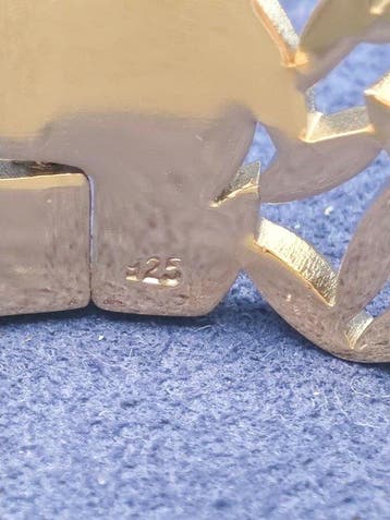 Zonder minimumprijs - Armband Zilver, Zilver .925, Verguld, Nieuw