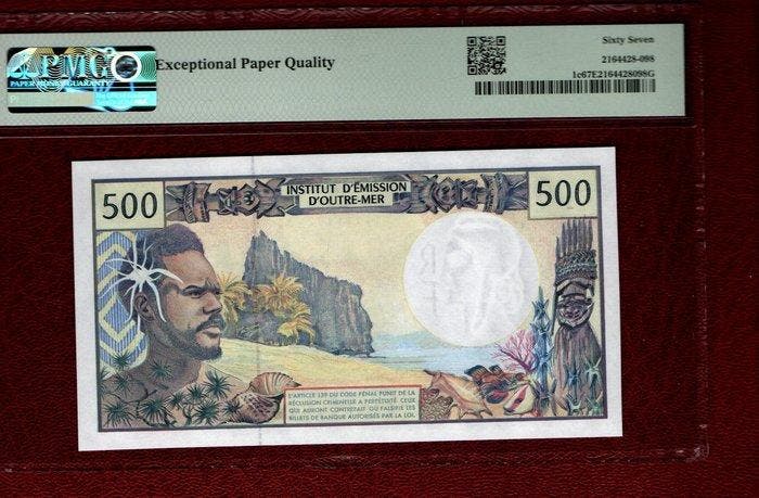 Franse Pacifische gebieden. - 500 Francs ND (1992) - Pick 1c, Postzegels en Munten, Bankbiljetten | Europa | Niet-Eurobiljetten