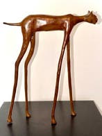 Abdoulaye Derme - Sculpture, Chat élancé contemporain - 28