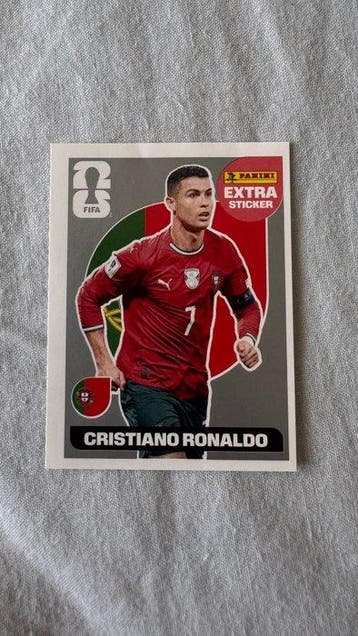 2026 Panini World Cup Cristiano Ronaldo Carte insérée - 1, Verzamelen, Nieuw