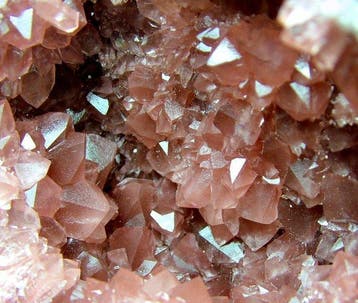 CW2155 Detail Roze Kwarts Pink Amethyst Geode - Hoogte: 73
