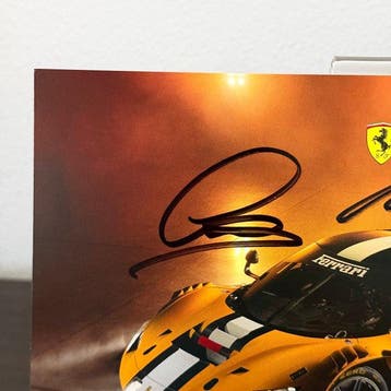 Ferrari 296 GT3 EVO - Official Fan Card - Leclerc Signed &, Nieuw