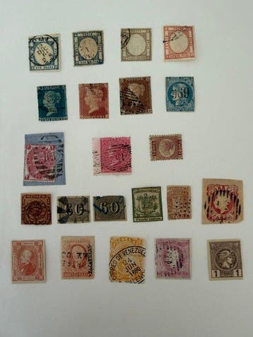 Wereld 1849/1916 - Werelds meest zeldzame, Gestempeld