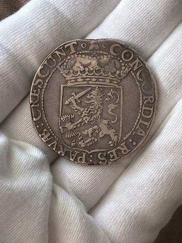 Pays-Bas, Zeeland Zilveren Dukaat 1661/60 overslag / Beuth
