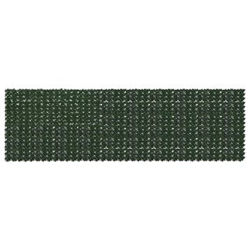vidaXL Balkonscherm met bladeren Donkergroen 500 x 150 cm, Tuin en Terras, Verzenden, Nieuw
