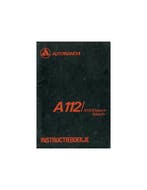 1978 AUTOBIANCHI A112 INSTRUCTIEBOEKJE NEDERLANDS, Ophalen of Verzenden