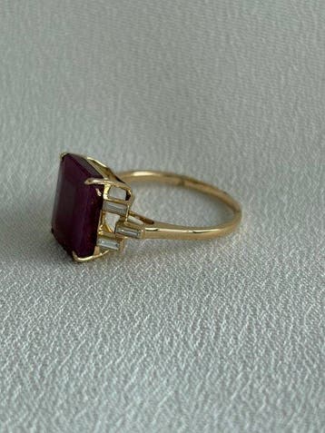 Sans prix de réserve - Bague de fiançailles - 14 carats Or