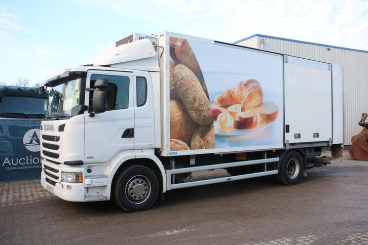Veiling: Bakwagen Vrachtwagen Scania G410 Diesel 2014, Autos, Camions, Enlèvement