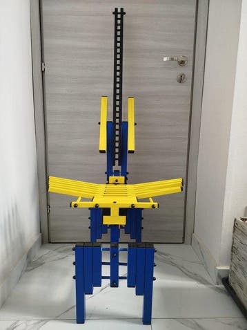 Anacleto Spazzapan - Stoel - Aluminium