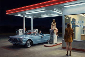 Le Yack - Ice Cold Drinks — Night Stop on Route 66 - Hand