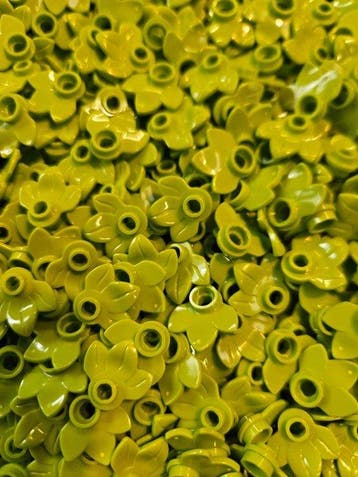 Lego Onderdelen - New Plant Plate Round 1 x 1 with 3 Layered, Nieuw