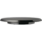 Ronde melamine taartschotel zwart |  4(h) x 31(Ø)cm APS, Verzenden