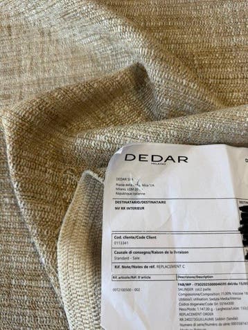 DEDAR - 1814 Hoogwaardig meubelstof Dedar artikel Salinger