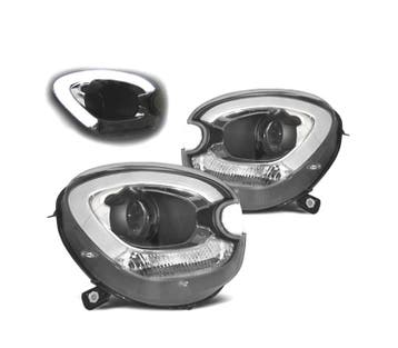 PHARES POUR MINI R60 COUNTRYMAN 10-15 TUBE LIGHT FOND NOIR, Verzenden