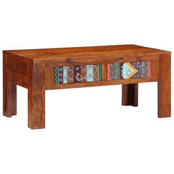 vidaXL Salontafel 90x50x40 cm massief acaciahout, Verzenden, Nieuw