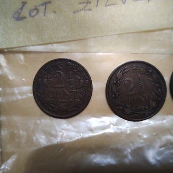 Nederlands-Indië. 1880/1945, lotto di 34 monete (Zonder