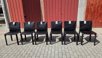 Cassina - Mario Bellini - Chaise de salle à manger (6) -, Antiquités & Art