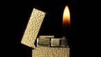 Dunill - Fine Bark Pattern Rollagas Lighter - Zonder, Nieuw