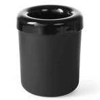 Tafelafvalbak/Bestekhouder | Zwart | Open | Ø130x160(h)mm, Verzenden, Nieuw in verpakking