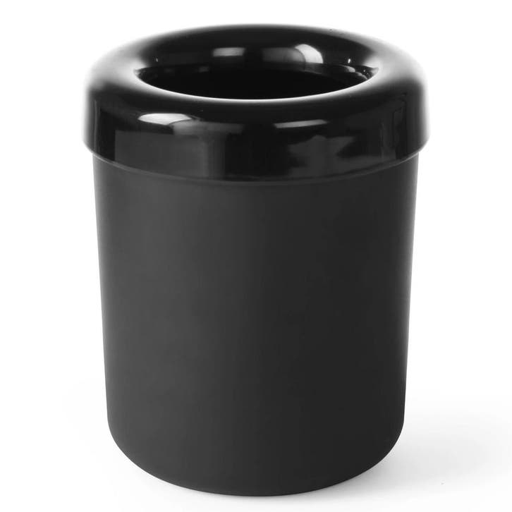 Tafelafvalbak/Bestekhouder | Zwart | Open | Ø130x160(h)mm, Zakelijke goederen, Horeca | Keukenapparatuur, Nieuw in verpakking