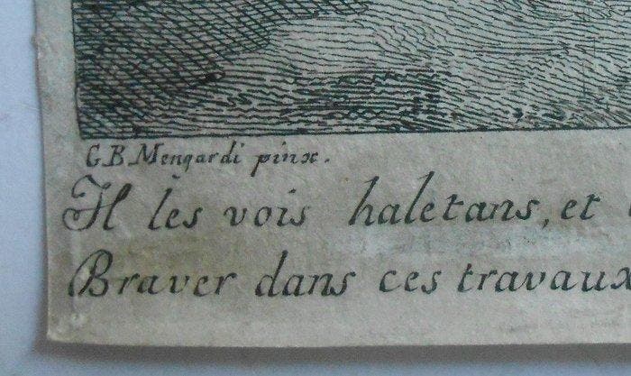 Giovanni Battista Mengardi (XVIII) - Il les vois haletans et, Antiquités & Art, Antiquités | Autres Antiquités