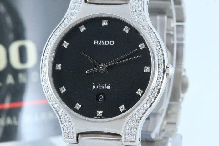 Rado - Jubile 12P &Diamond bezel 129.3801.4 With Pouch,, Bijoux, Sacs & Beauté, Montres | Hommes