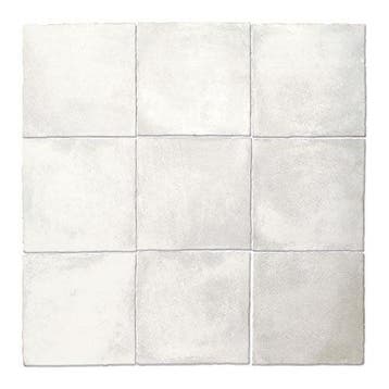 Wandtegel Agostino Brume Handvorm Lichtgrijs Mat 13x13, Ophalen of Verzenden, Wandtegels