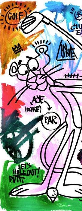 Lacriss (1990) - Hole in One ! Pop Golf - Pink Panther - XL
