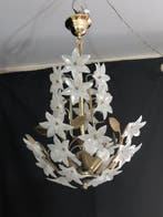 Plafondlamp - Muranoglas - Murano-glas bloemen, Antiek en Kunst