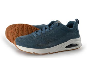 Skechers Sneakers in maat 45 Blauw, Kleding | Heren, Schoenen, Zo goed als nieuw, Skechers, Sneakers, Verzenden