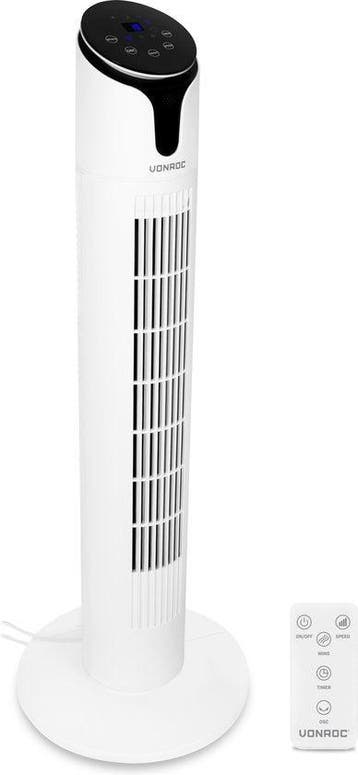 2dekans | VONROC Luxe Ventilator - Torenventilator – hoogte, Ophalen of Verzenden