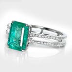 Sans prix de réserve - Bague - 14 carats Or blanc, IGI 2,05, Nieuw