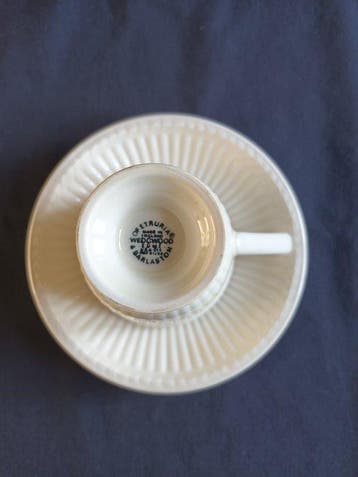 Wedgwood - Tasse et soucoupe (18) - Edme - Faïence