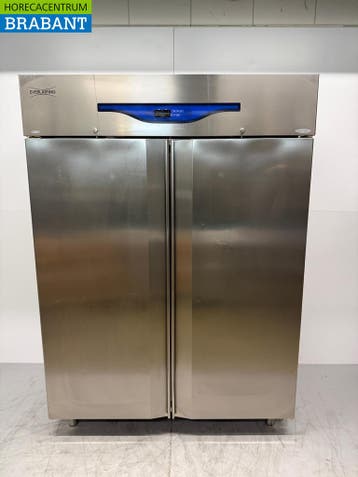 Congélateur Everlasting en acier inoxydable à double porte, Verzenden