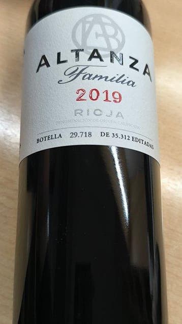 2019 Bodegas Altanza, Familia - Rioja DOC, Reserva - 6, Nieuw