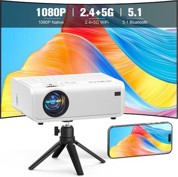 VOPLLS 1080p Beamer 4K | Retour deal -35% | Grijp je kans, Verzenden, Zo goed als nieuw