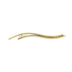 Gouden broche met diamant, Bijoux, Sacs & Beauté, Broches, Ophalen of Verzenden