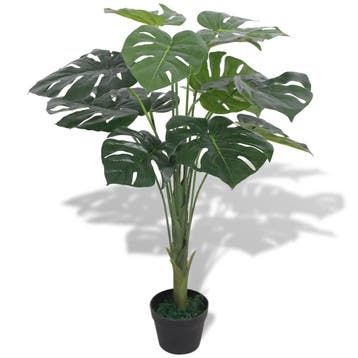 vidaXL Kunst monstera plant met pot 70 cm groen, Verzenden